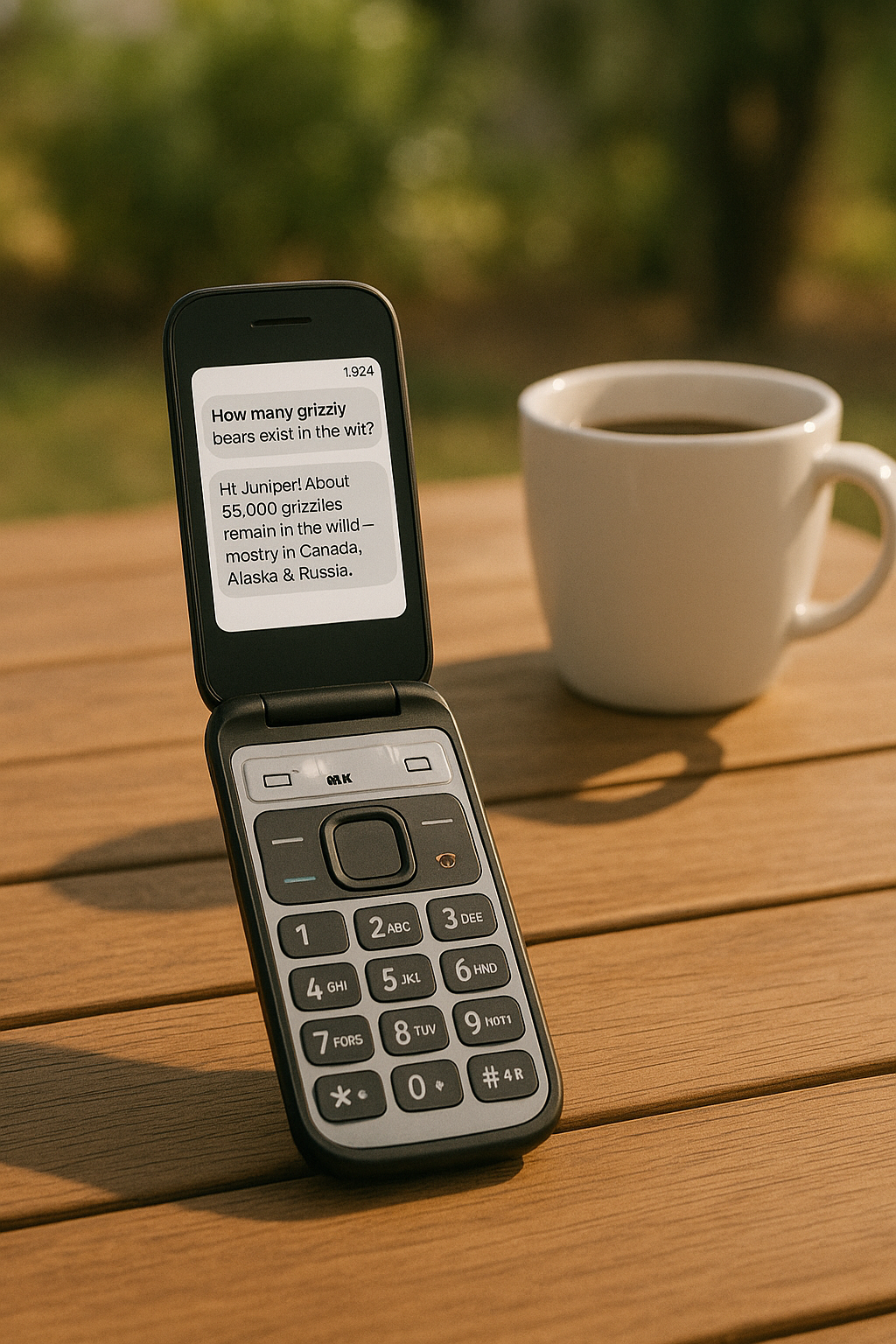 Simple dumb phone representing distraction-free technology